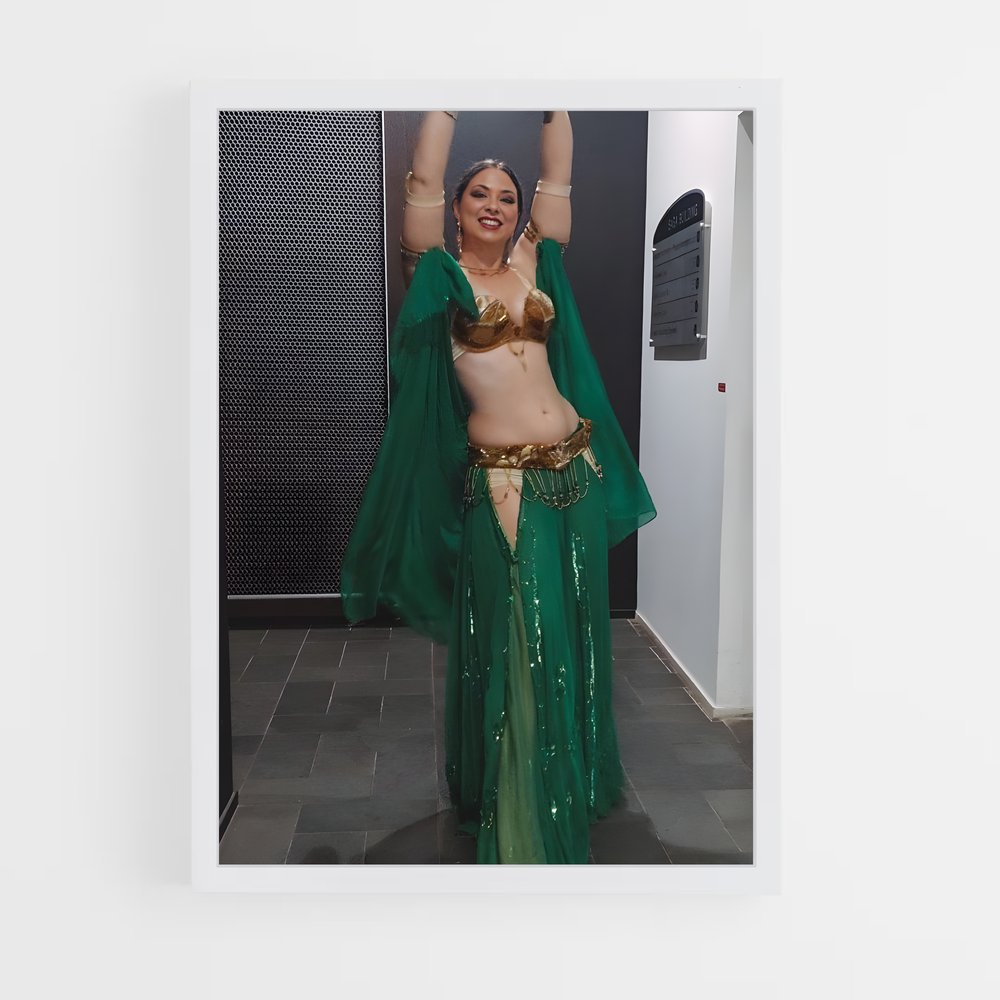 Poster Danseuse Émeraude (vue 3)